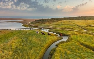 De verdronken zwarte polder hoort bij het landschap Zeeland